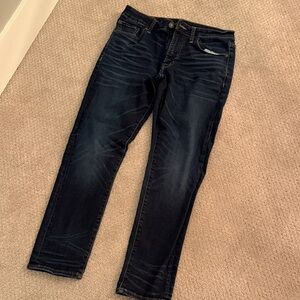 American Eagle Outfitters Men's Deep Indigo Slim Jeans